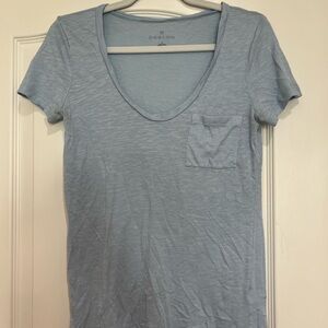 Caslon Women's Soft Blue Short Sleeve Tee
